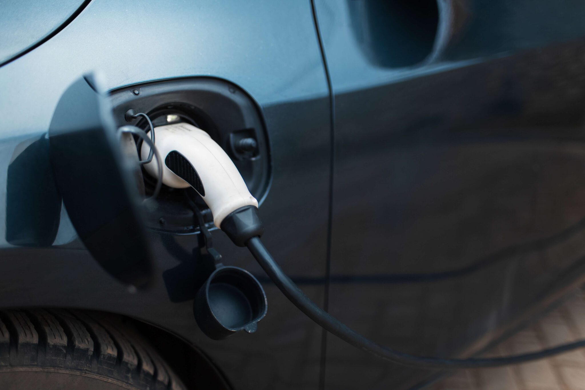 J1772 Charger in EV charge port